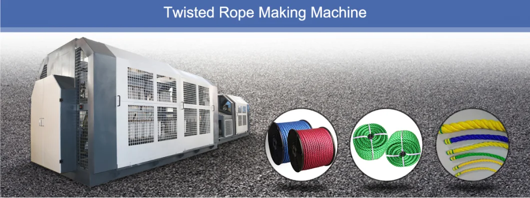 Monofilament Danline Rope Making Machine Twist Plastic Rope Machine