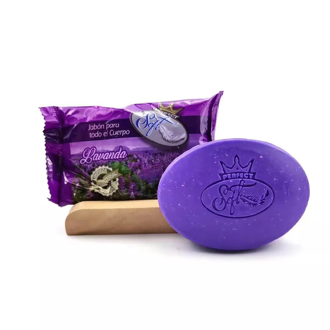 Hot Sale Factory 70g Lavender Beauty Bath Soap