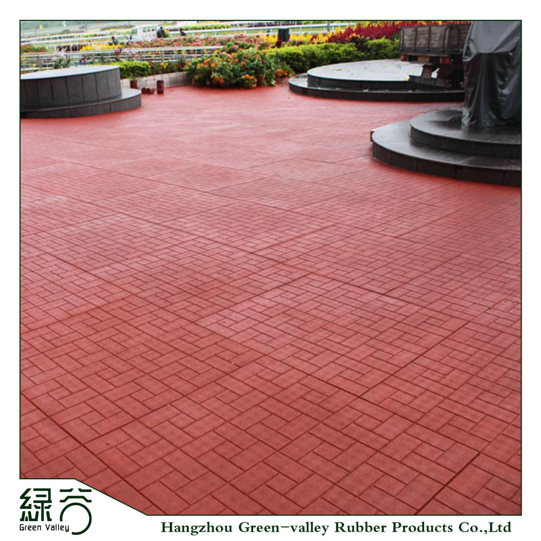 En1177 Fall Height Safety Rubber Mat, Colorful EPDM Rubber Flooring Tiles, Durable Anti-UV Floor Mats