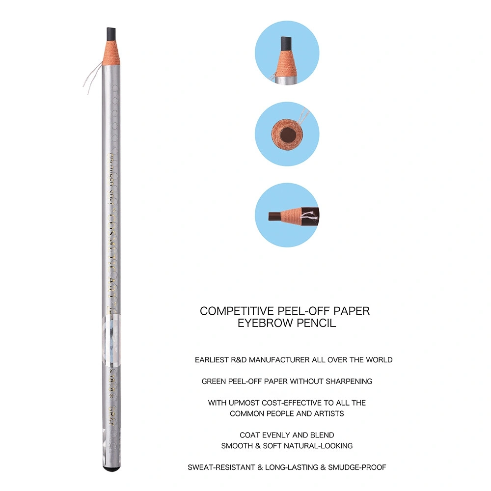 Naginata Paper Eyebrow Pencil Hard Formula Cosmetic Pencil