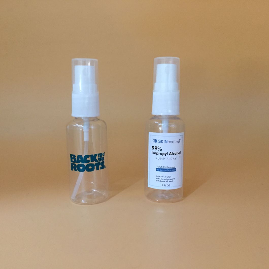 Empty Food Grade 100ml Plastic Hand Sanitizer Spray Bottle