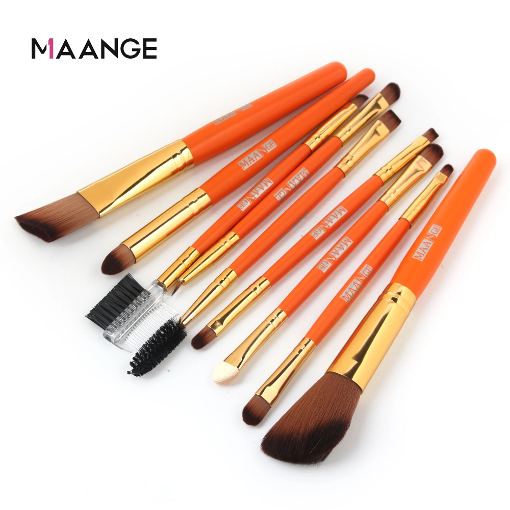 Wholesale 9PCS Cosmetics Make up Brush Beauty Powder Eye Shadow Makeup Brushes Set Christmas Gifts