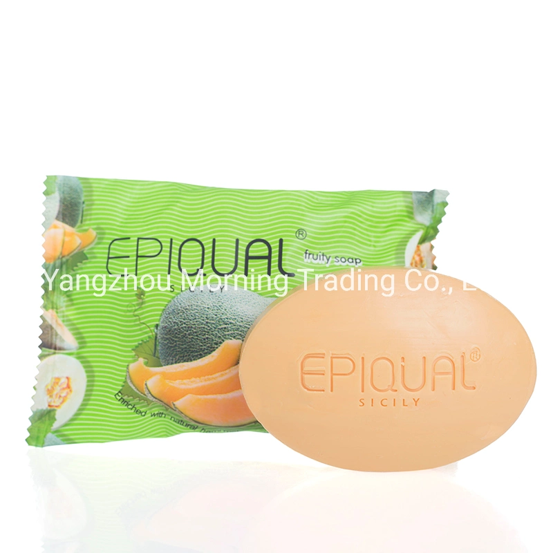 Bath Soap Manufacturer Wholesale Customize Fruit Soap 75g Cantaloupe Beauty Soap Bath Soap