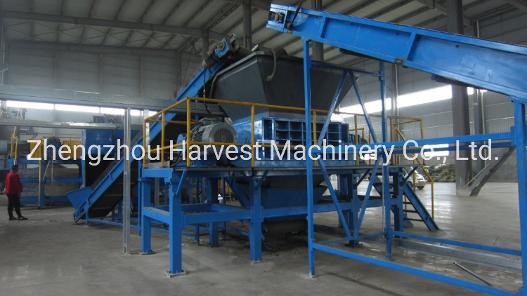 Recycled Rubber Mulch Machine Rubber Powder Tile Making Line Tire Waste Crusher Machine