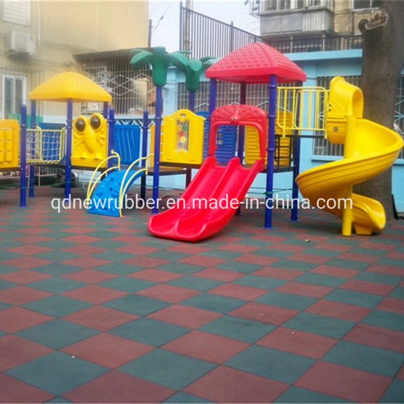 Safety Kids Playground Rubber Flooring Mat, Kindergarten Rubber Floor/Outdoor Play Area Mats