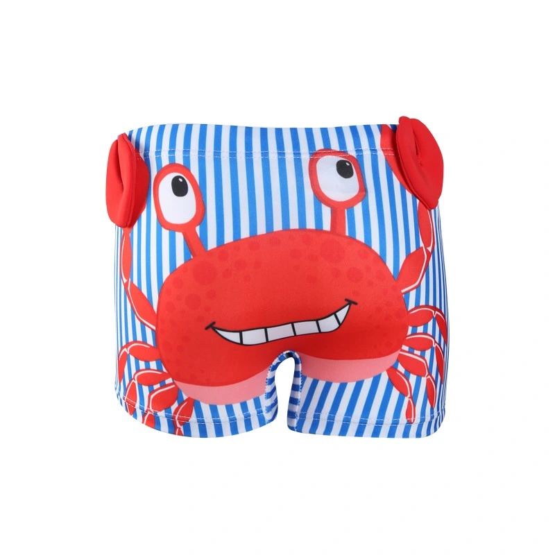 Swim Trunks Boys Swimming Boxer Shorts Cartoon Boy Swimsuit with Swimming Cap