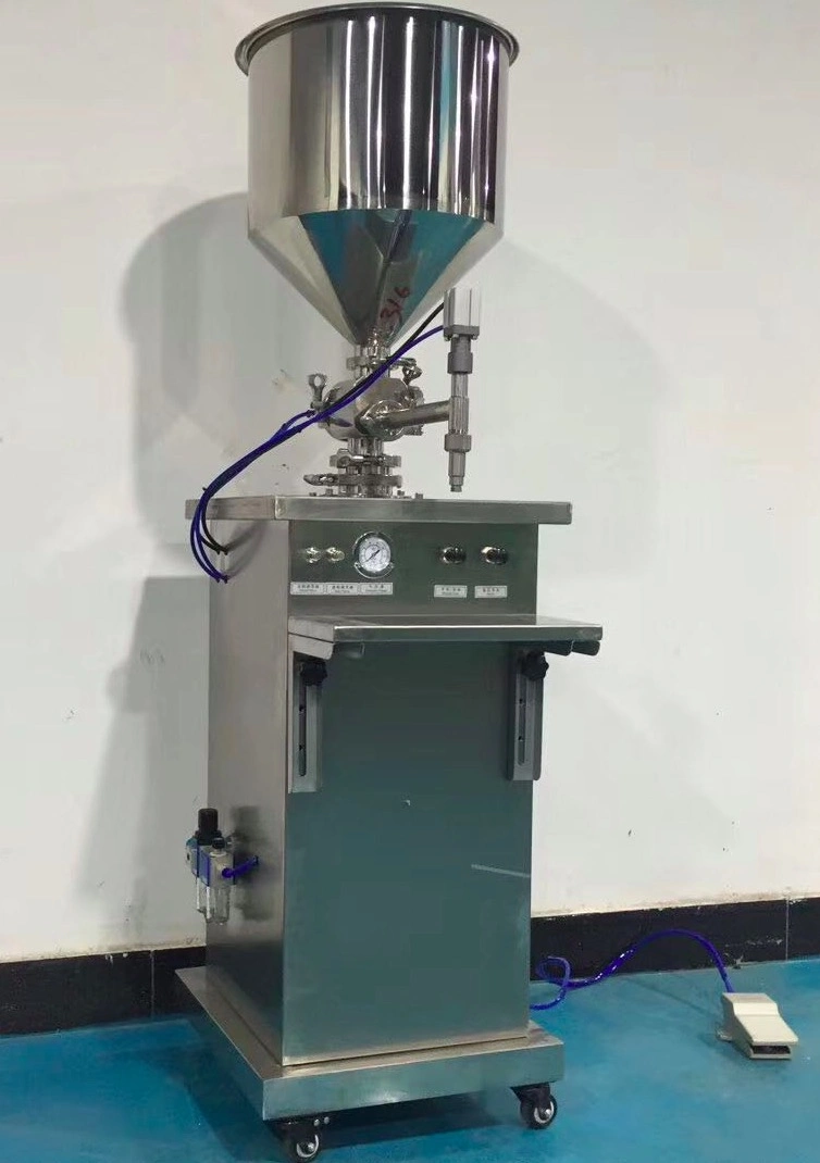 Pneumatic Semi-Automatic Lip Balm/Wax Heat-Preservation Filling Machine