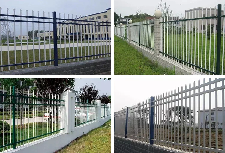 Anti Climb Rust Proof Security Ornamental Powder Coated Aluminum Residential Housing Fence