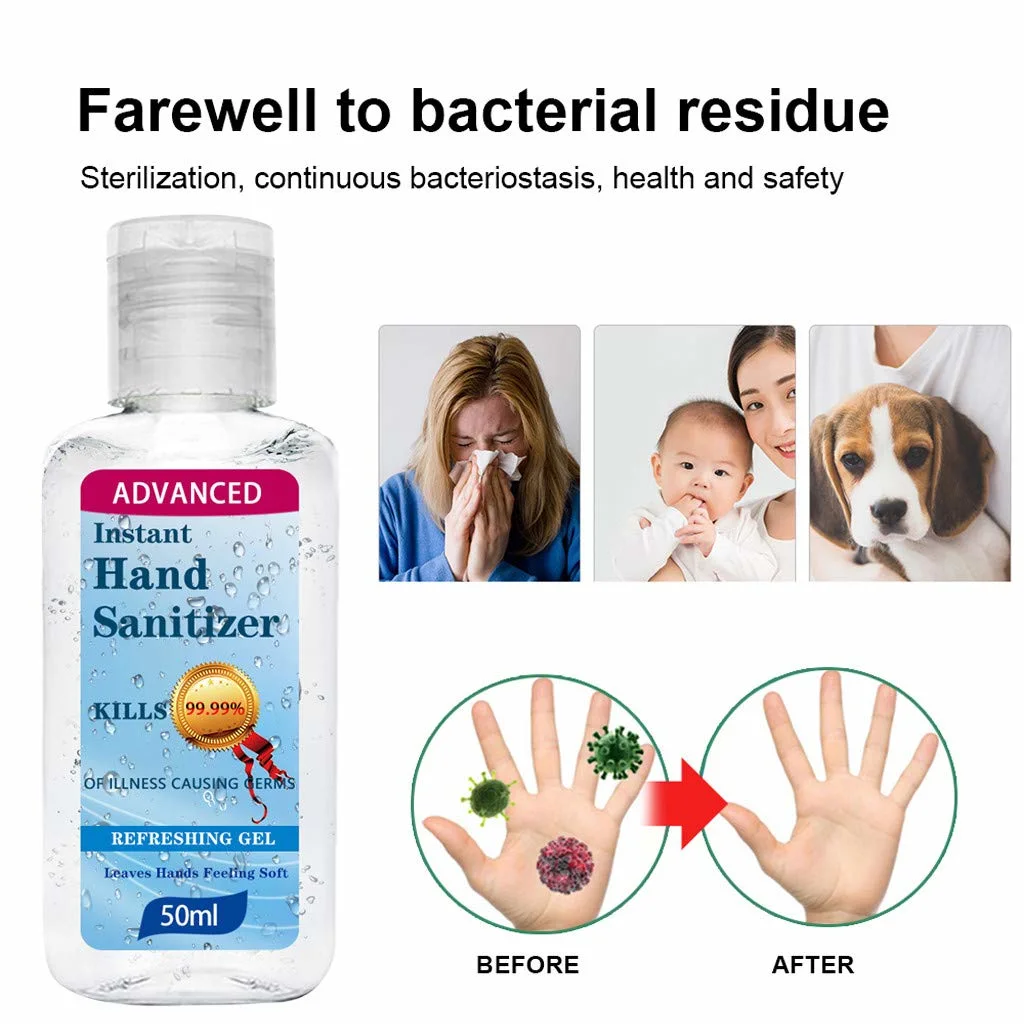 300ml Super-Large Hand Gel Portable Washless Cleaning Gentle Moisturizing Hand Saniti-Zer Gel