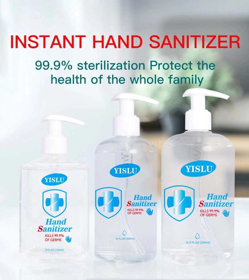 OEM/ODM Customized Labelsce FDA Certification 8oz 236ml 75% Alcohol Hand Sanitizer Gel Alcohol Disinfectant