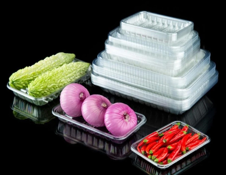 Black PP Disposable Supermarket Meat Trays Meat Packing Trays Fresh Meat Trays