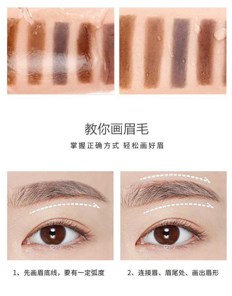 Double Side Eyebrow Pencil Vegan Natural Automatic Thin Brow Pencil