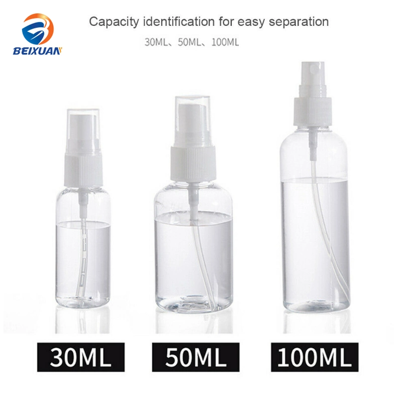 50ml 60ml Hand Sanitizer Spray Plastic Disposable Hand Lotion Bottles