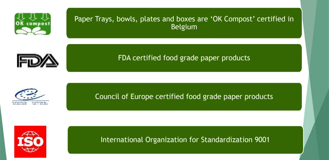 Many Sizes100% Natural Biodegradable Compostable Wheat Straw Fiber, Bagasse Tray