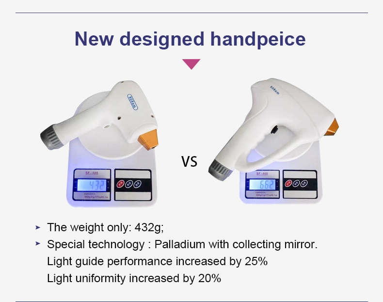 Medical CE Approved Germany Bars 808 Diode Laser Machine with USA Laser Bars