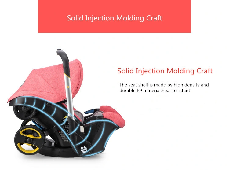 Foldable Infant Carrier, Baby Safety Seat, Multifunctional Baby Stroller