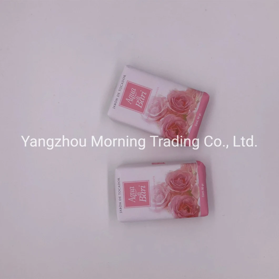 Factory Customize 90g Lavender Wrapper Beauty Bath Soap