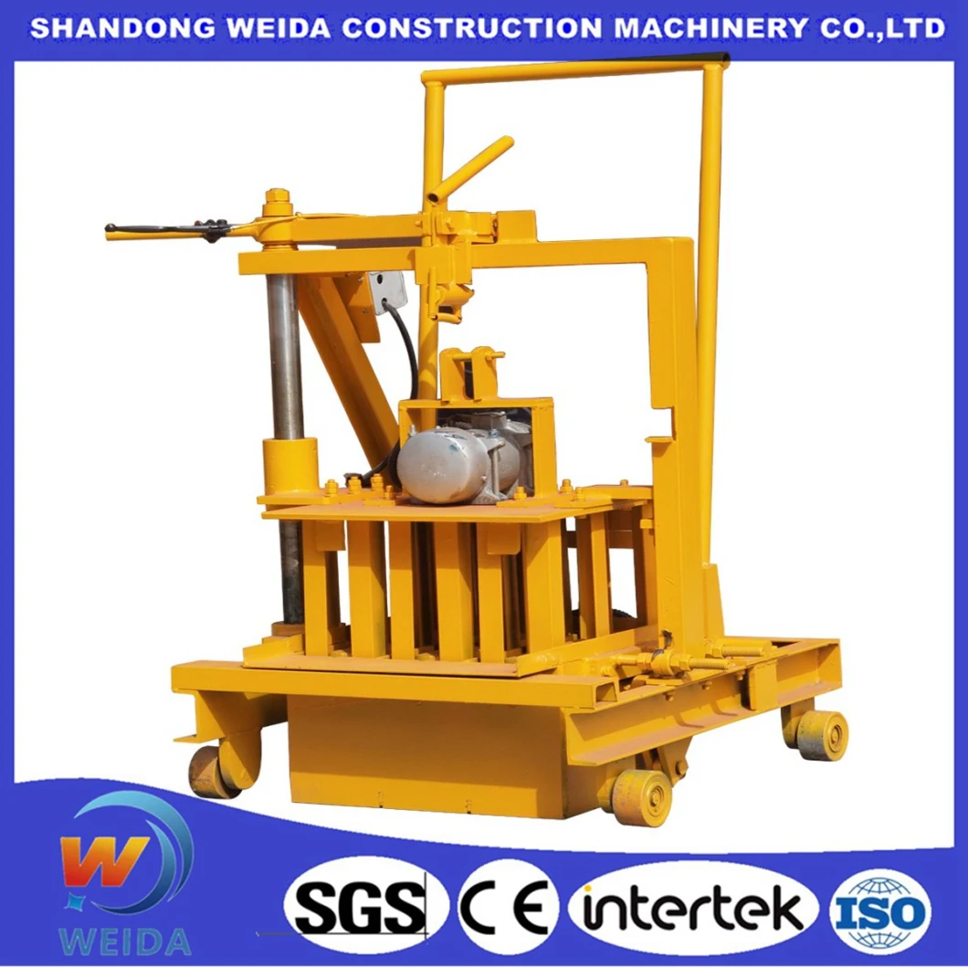 Movable Small Manual Fly Ash /Concrete Brick Making Machine