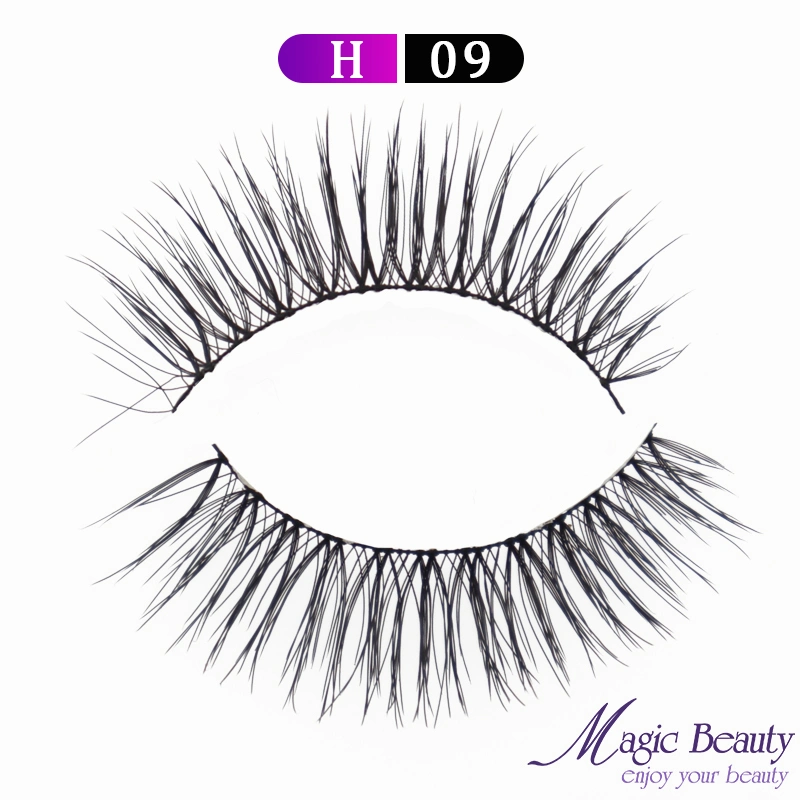 2020 Hot Selling Eyelashes Style H07 Human Hair Lashes Beauty Makeup Eyelash for Cosmetics