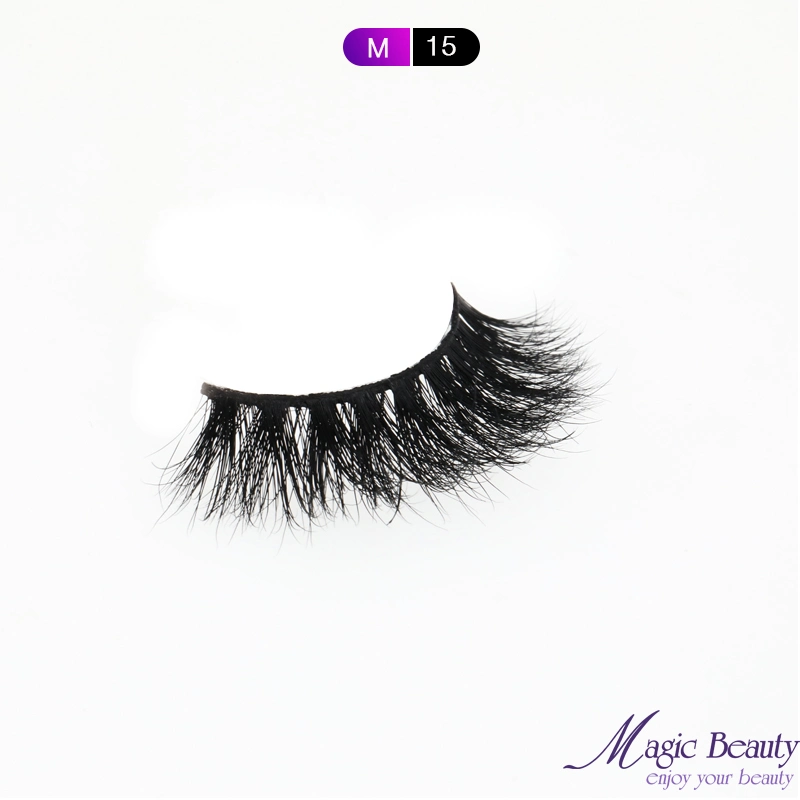 2020 Inexpensive Eyelashes Manufacturer Beauty Cosmetics Lashes M06 M15 3D Mink Eyelashes with Custom Logo