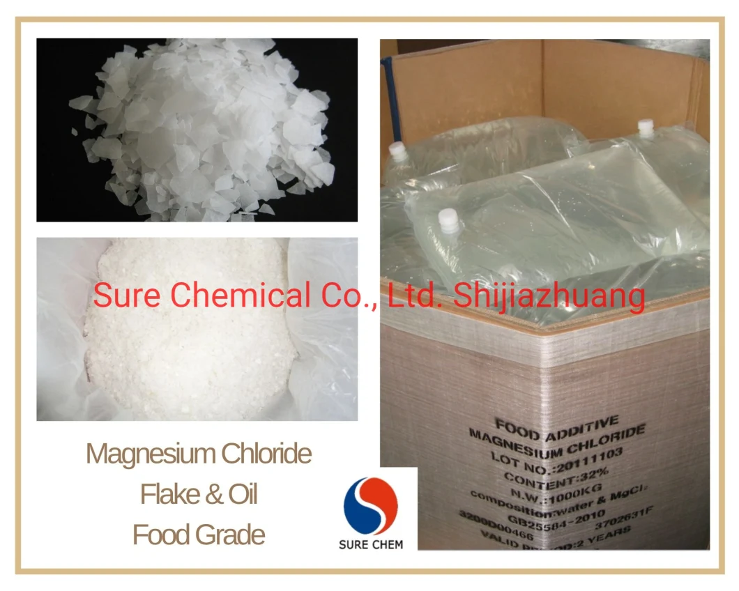 Sea Salt Flake Magnesium Chloride Bath Salt for SPA Beauty Materials