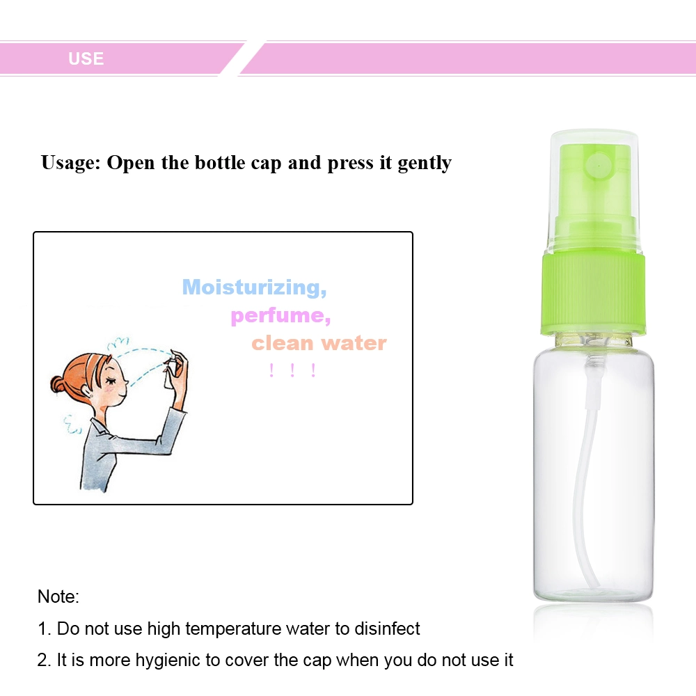 30ml/50ml60ml/75ml/100ml Transparent Plastic Perfume Makeup Atomizer Travel Spray Bottle