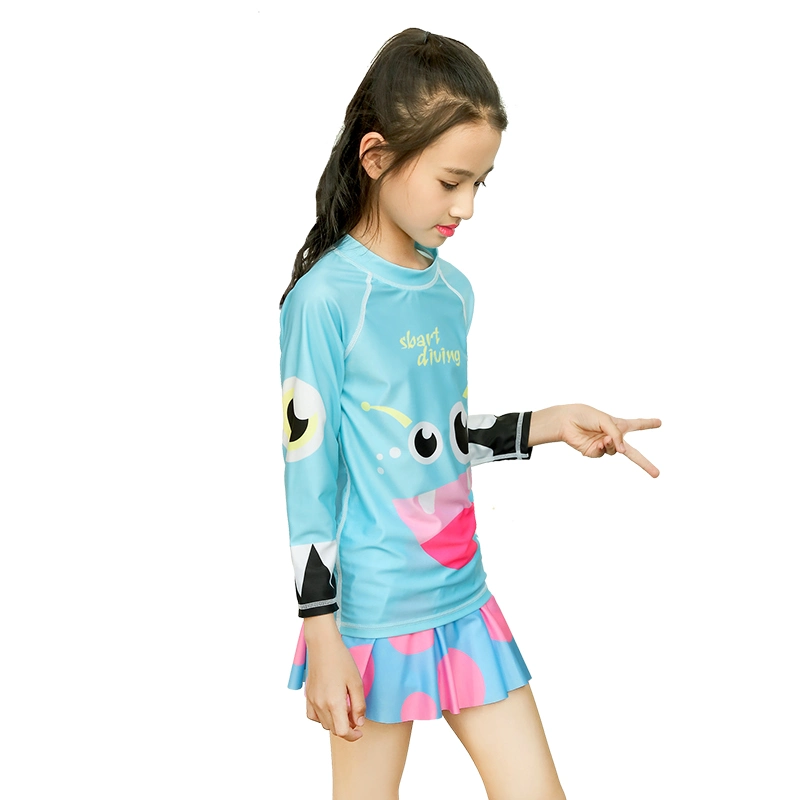 Girls Lycra Swimsuit Bathing Suit Rash Guard for Kids