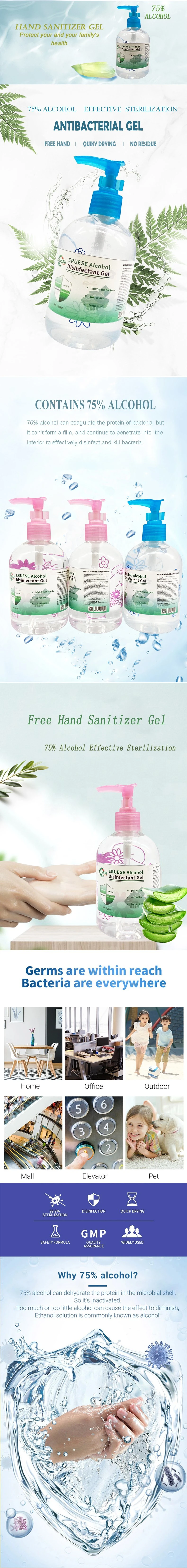 Large Capacity for Family and Antibacterial Disinfectant Hand Sanitizer