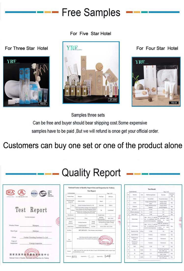 Wholesale Disposable Bathroom Hotel Toiletries Hotel Amenity Set