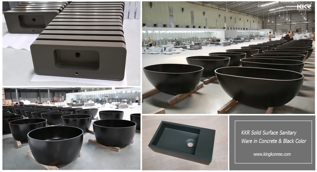 Oval Shape Bathtub Freestanding Tubs Solid Surface Bath Acrylic Resin Stone Bathtub