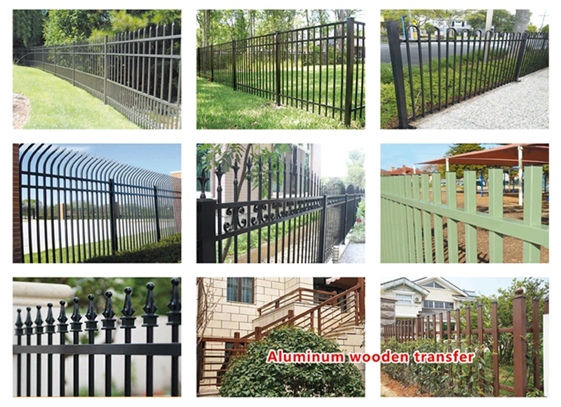 Powder Coated Steel Sheet Fence Panel Residence Security Colorbond Fence Ornamental Fence