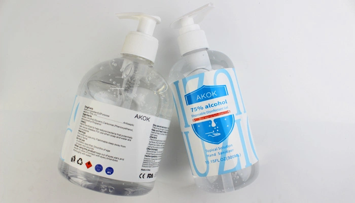 300ml Antibacterial 75% Alcohol Liquid Gel Disinfectant Hand Sanitizer Gel