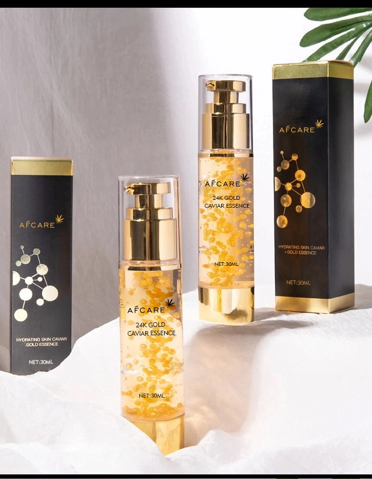 OEM Gold Caviar Face Serum Anti Aging Serum for Skin Care Whitening Skin Care Set