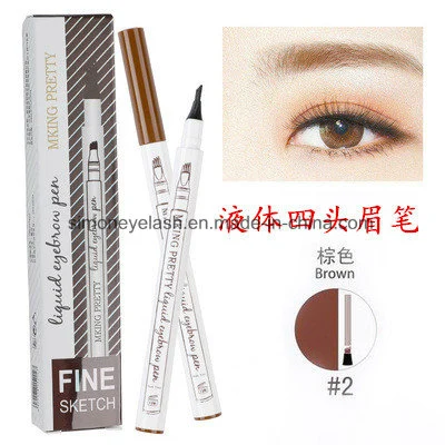 4 Colors Eyebrow Pencil Liquid Eye Liner Pencil