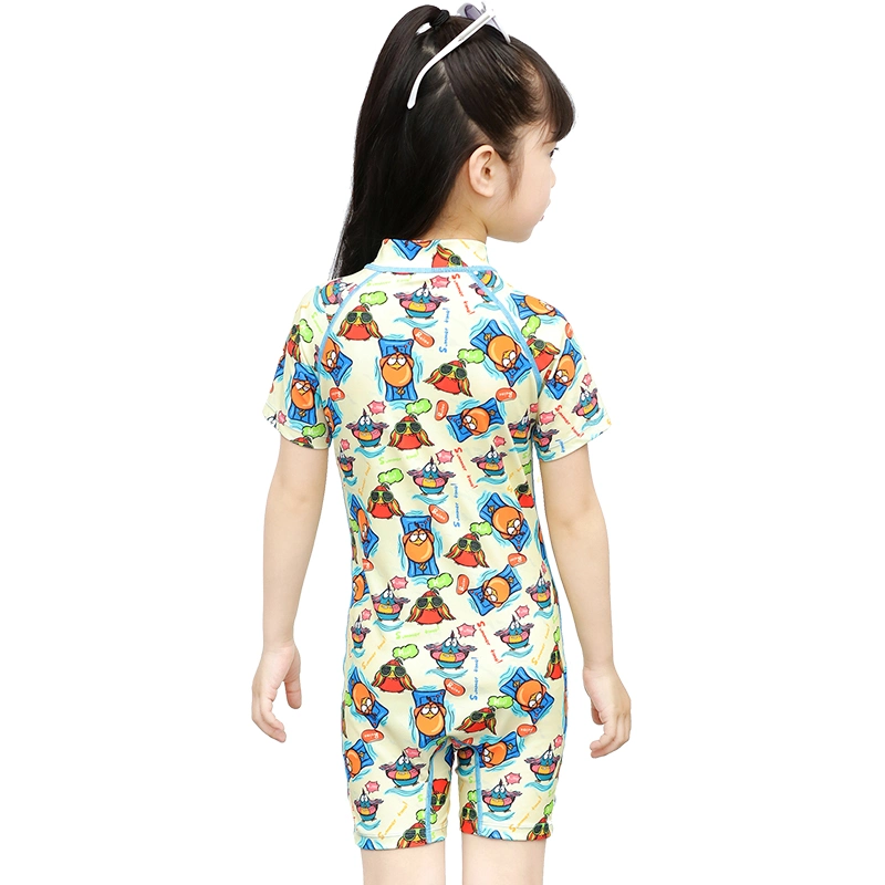 Digital Printing Kids Sbart One Piece Swimsuit