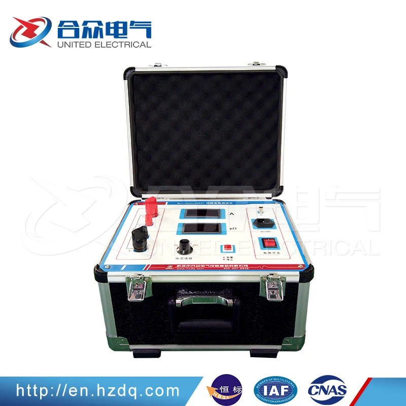 100A High Data Accuracy Fixed Current Digital Milliohm Tester Contact Loop Resistance Tester