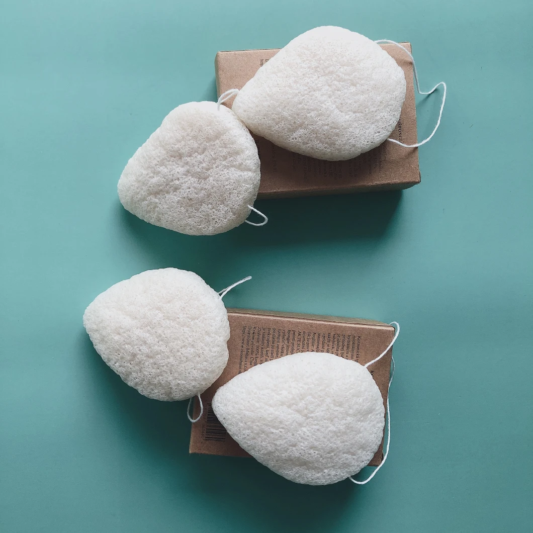 Organic Konjac Sponge Facial Cleansing Body Scrub Natural Exfoliating Sponges for Skin Care