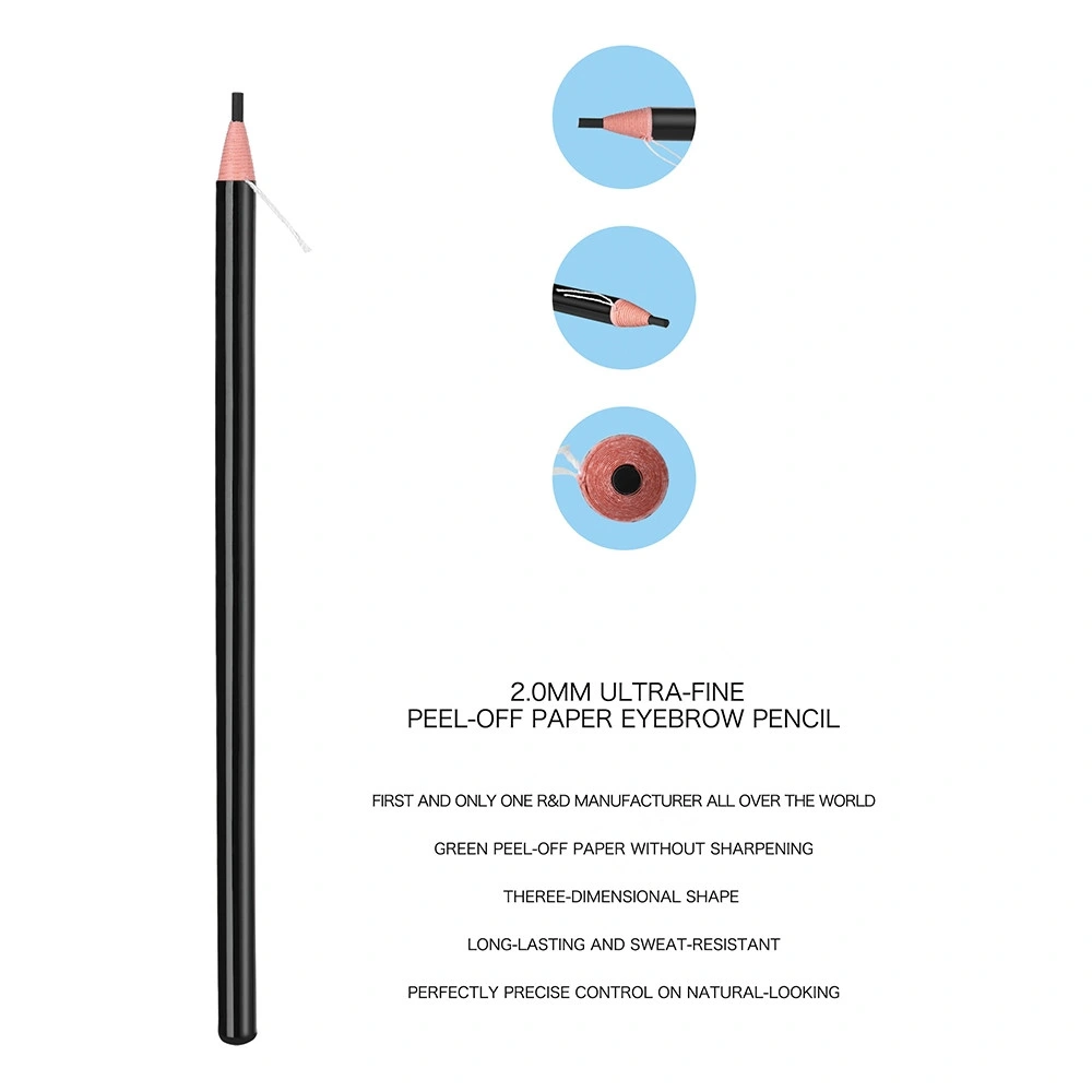 Naginata Paper Eyebrow Pencil Hard Formula Cosmetic Pencil