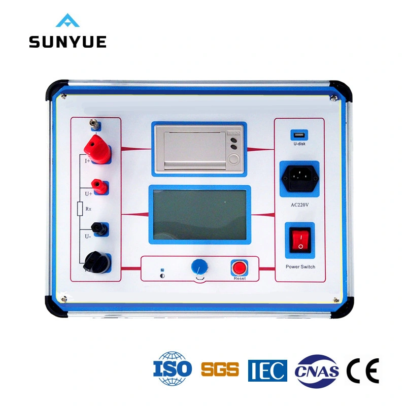 200A Portable Contact Resistance Tester Loop Resistance Measurement Circuit Breaker Analyzer