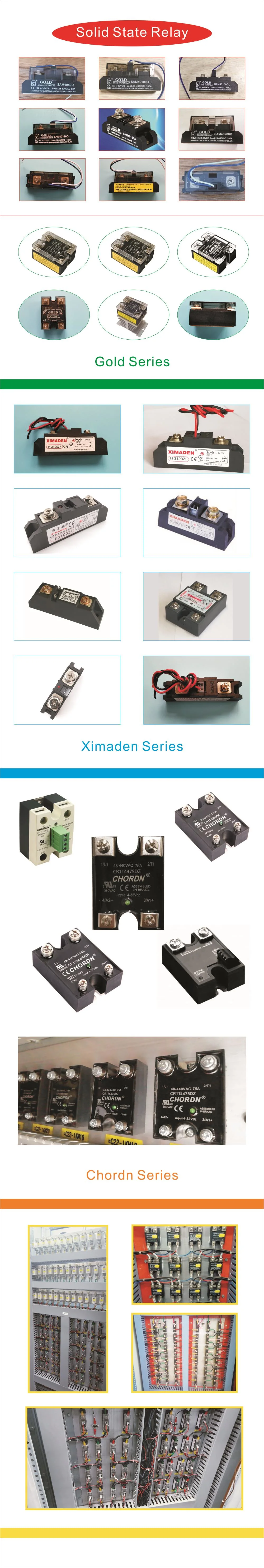 Gold SSR, Gold Relay, Gold Solid State Relay, Sam4080d Solid State Relay, Sam40200d