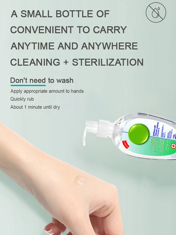 Hot Sale Free Isopropyl Sterilization Wash 50ml Instant Based 75% Alcohol Free Gel Antibacterial Hand Sanitizer