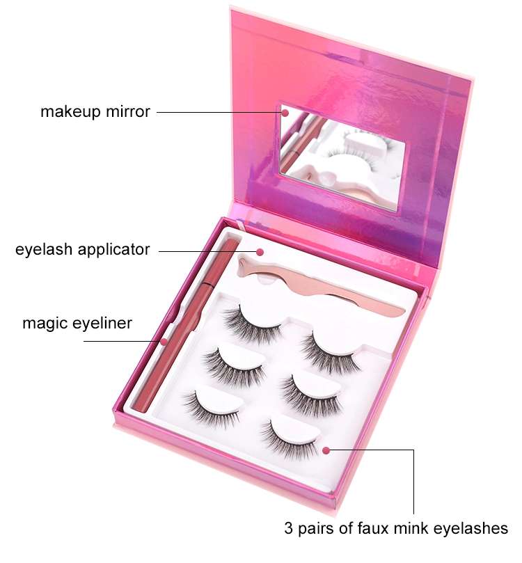 New Creative Adhesive Eyeliner Pencil Glue Pen Self Magic Adhesive Eyeliner