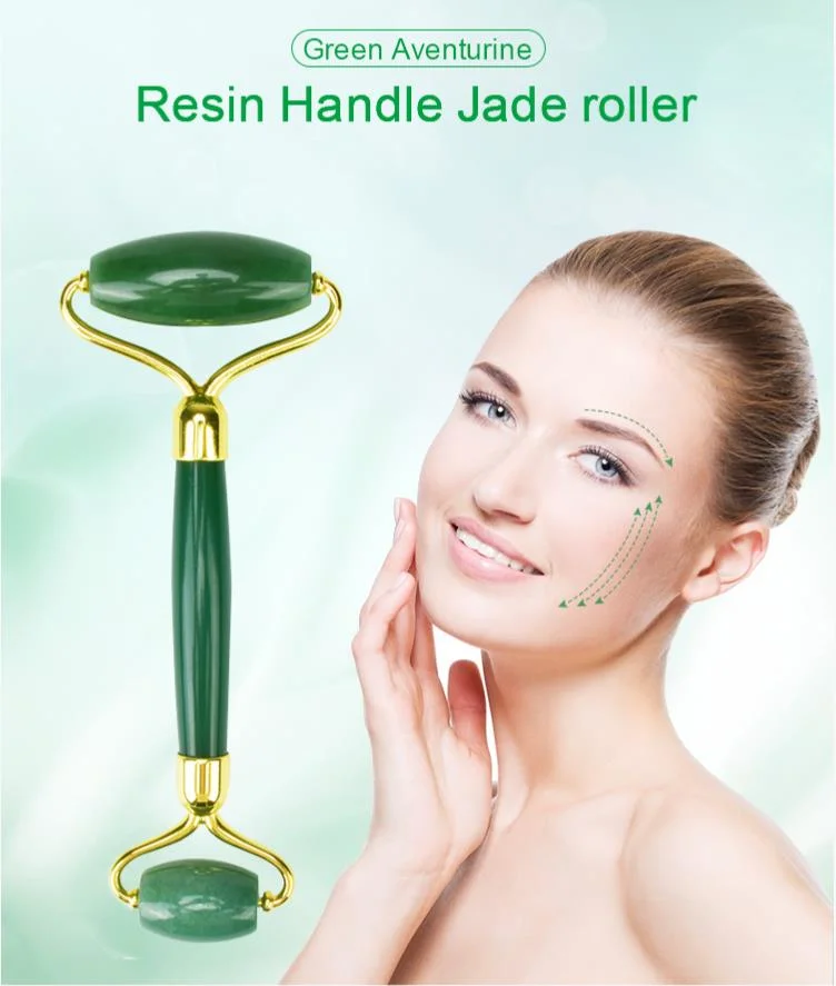 Factory Price Massager Gua Sha Set Skin Facial Care Natural Jade Roller for Face Massage Equipment