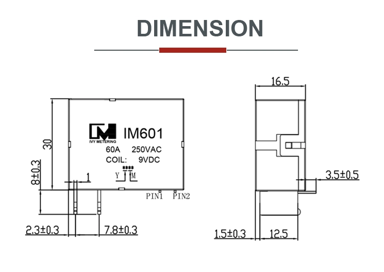 24V 60A 250VAC Solid State Relay Module Power Relay