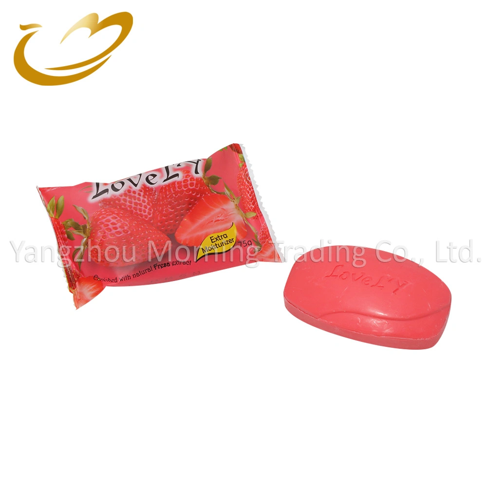 Manufacturer Wholesale Customize 75g Natural Colorful Fruit Bath Soap Flower Bath Soap