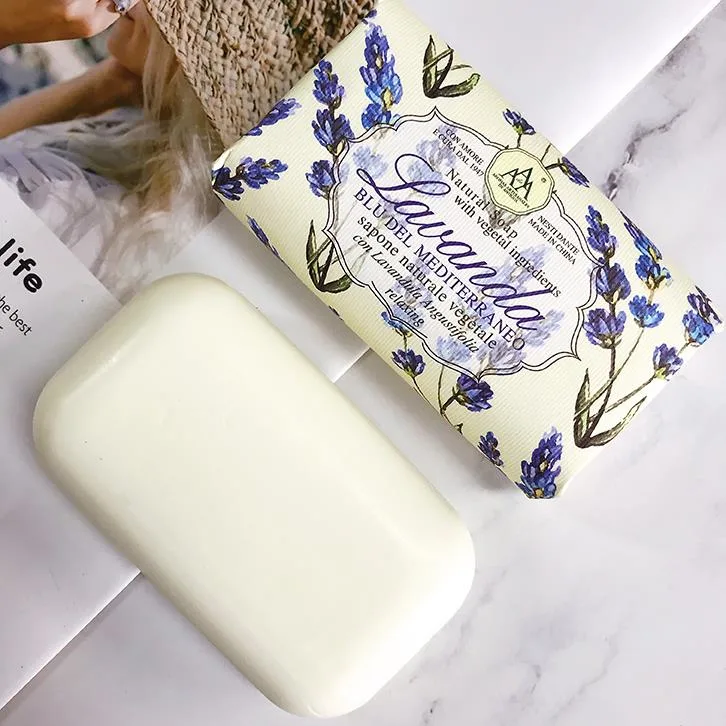 180g Lavender Fragrance White Natural Bath Toilet Body Soap