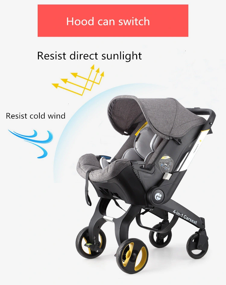 Foldable Infant Carrier, Baby Safety Seat, Multifunctional Baby Stroller