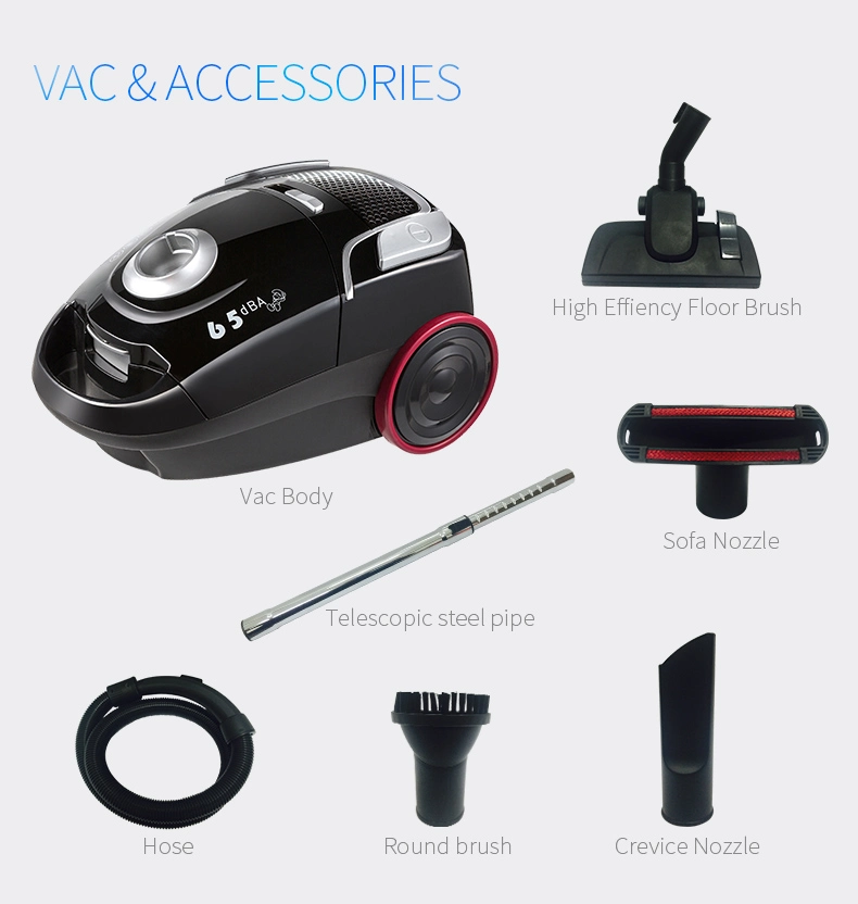 CE/ERP2 Passed Bagged Ash Household Vacuum Cleaner