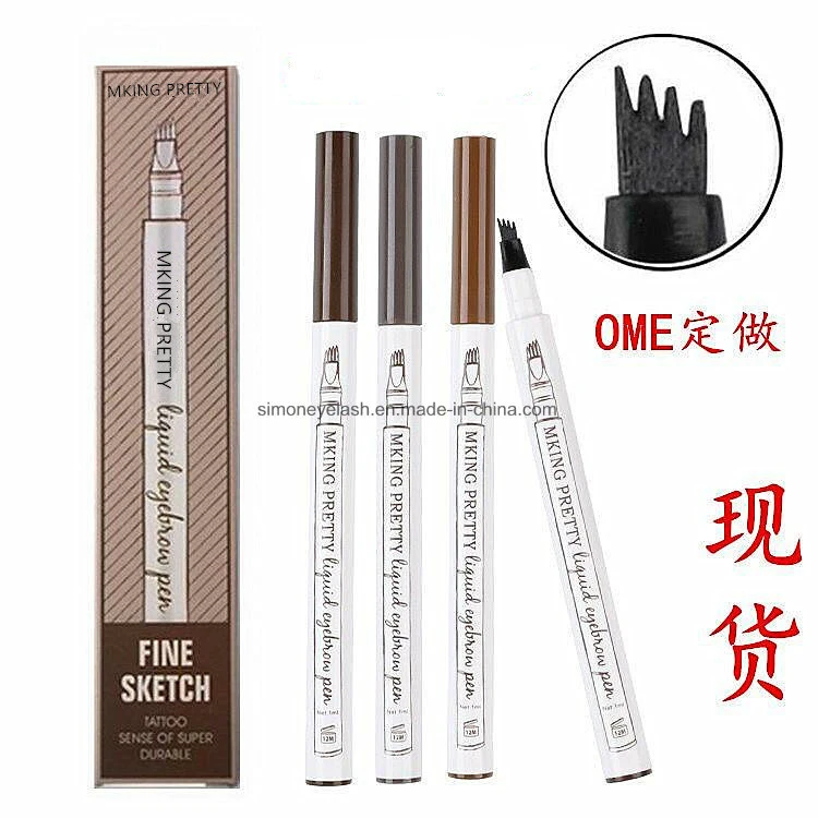 4 Colors Eyebrow Pencil Liquid Eye Liner Pencil