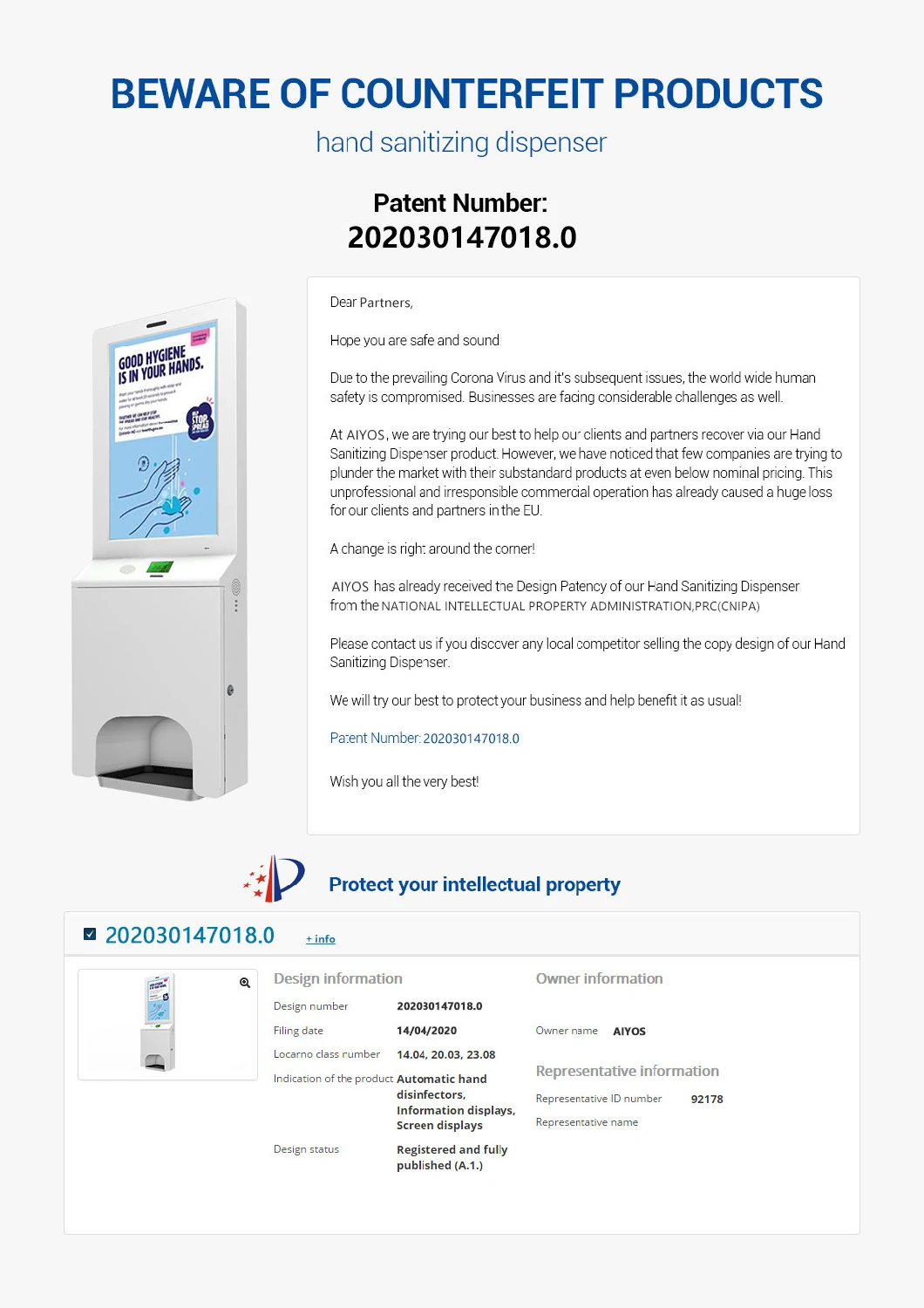 Top Standing Hand Sanitizer Enmotion Automated Digital Touchless Foaming Soap Dispenser